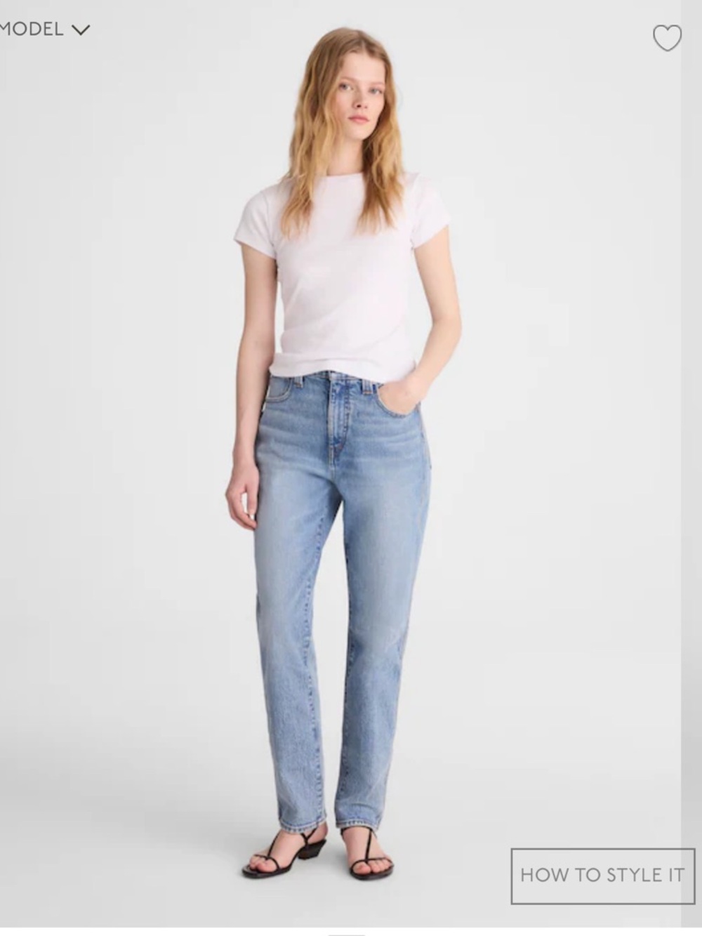 Madewell Perfect Vintage CURVY Jean Light Blue Size 24
